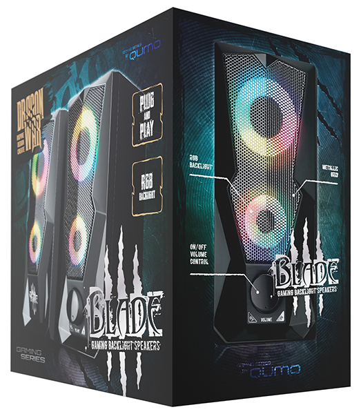 Активная акустическая система 2.0 Qumo Blade